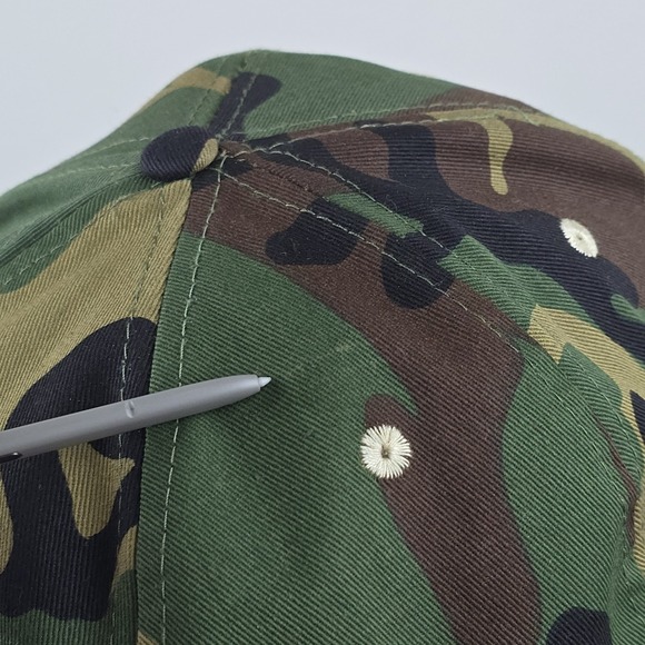 Vintage Honda Camo Fourtrax  Promo Camouflage Snapback Hat‎ 1990s Quad Nice - Picture 9 of 9